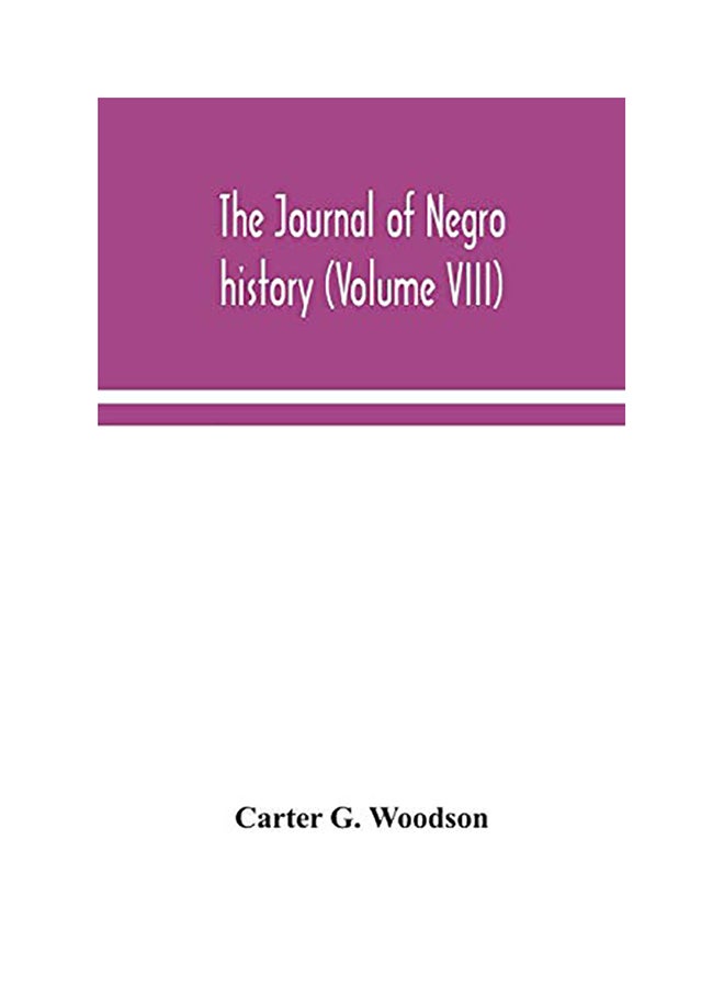The Journal Of Negro History paperback english - 2020 