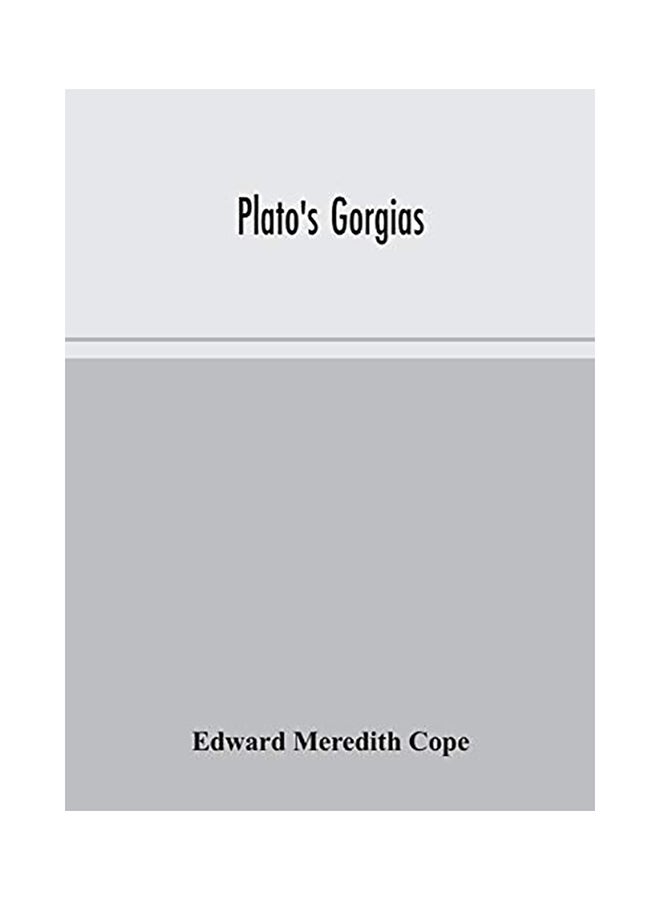 Plato's Gorgias paperback english - 2020