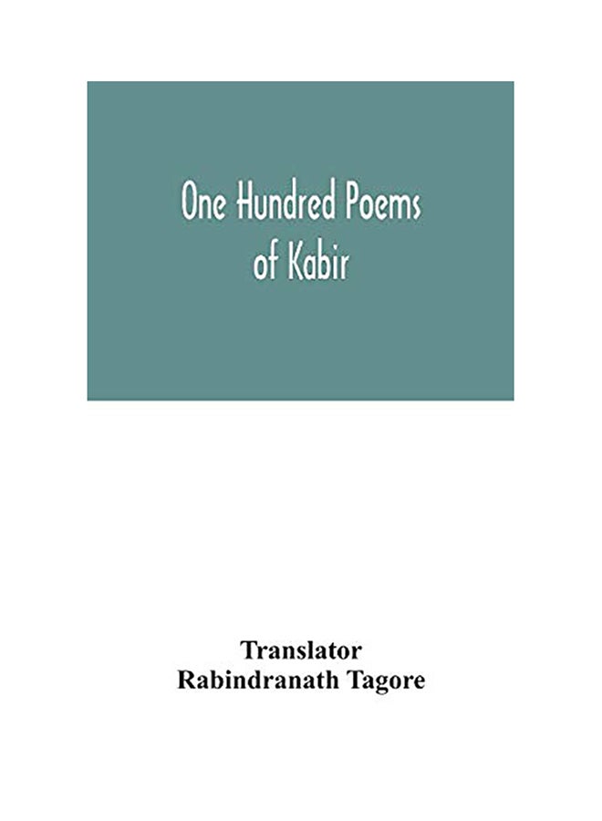 One Hundred Poems Of Kabir paperback english - 2020 