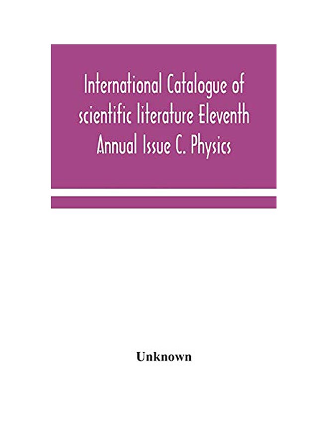 الفهرس الدولي للأدبيات العلمية العدد السنوي الحادي عشر ج. الفيزياء