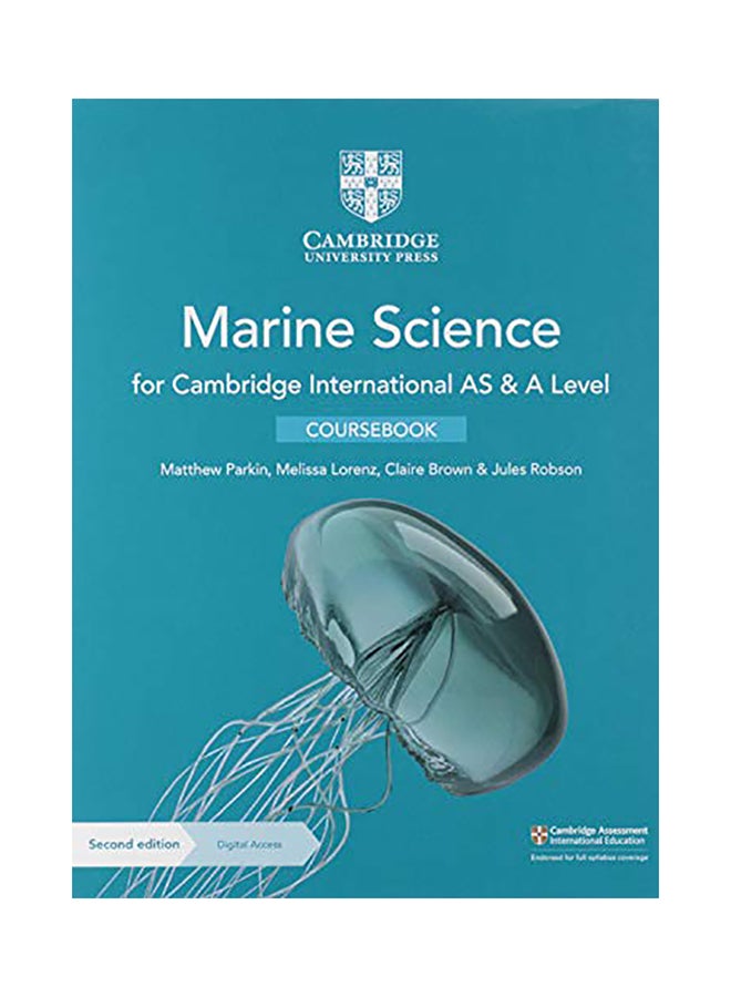Cambridge International As & A Level Marine Science Coursebook With Digital Access (2 Years) paperback english - 2020 