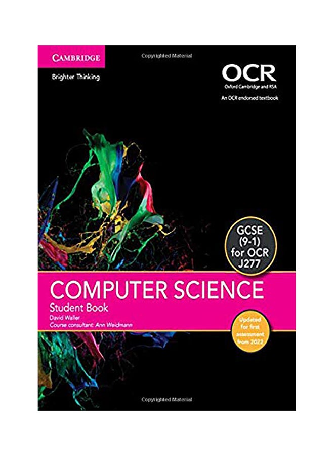 Gcse Computer Science For Ocr Student Book Updated Edition paperback english - 2020 