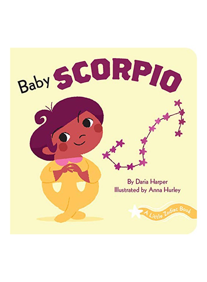 A Little Zodiac Book: Baby Scorpio hardcover english - 2020 