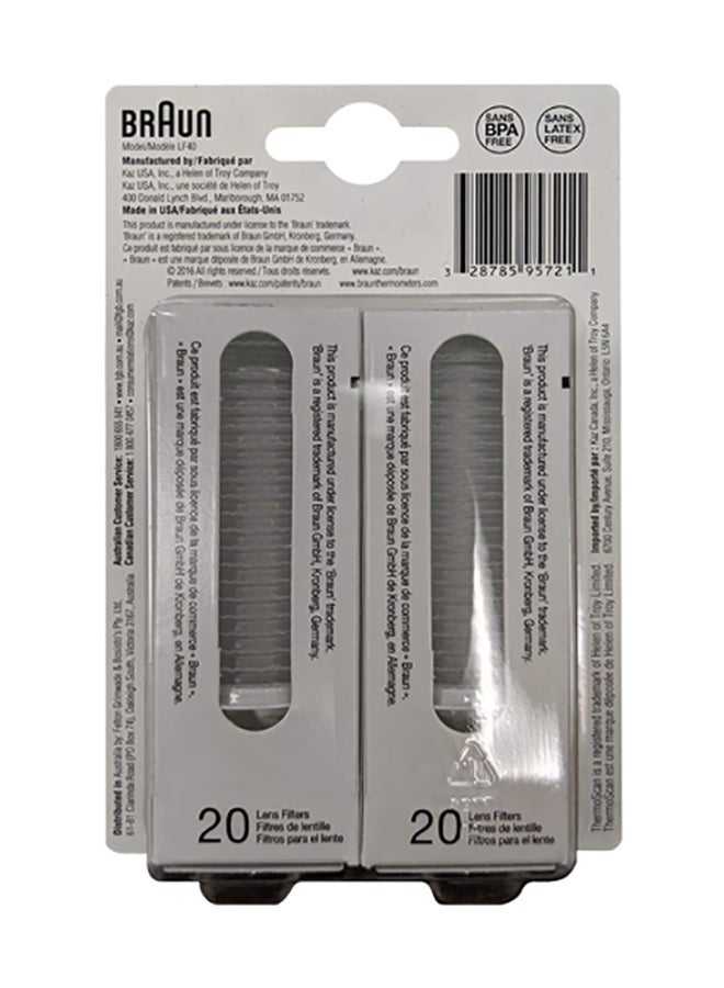 40-Piece Thermoscan Lens Filters