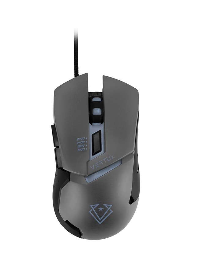 Dominator Quick Response Ergonomic Gaming Mouse upto 3200 DPI Grey - v1604476640/N41637052A_1