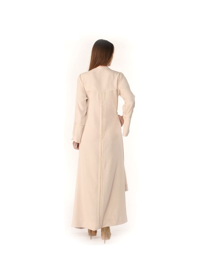 Sana'a Kayum Solid Maxi Dress Peach/Gold  - Image 2