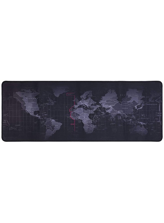 World Map Novelty Extended Gaming Wide Large Mouse Pad Big Size Desk Mat 80 x 30cm  - Image 1