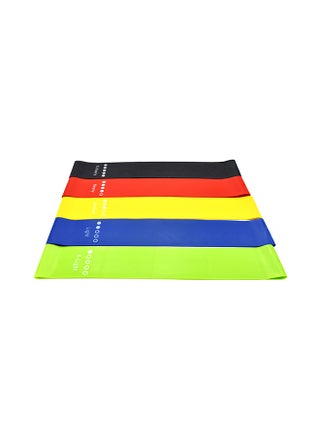 5-Piece Sports Exercise Resistance Loop Bands Set 18 x 11cm - v1604477865/N41461190A_1