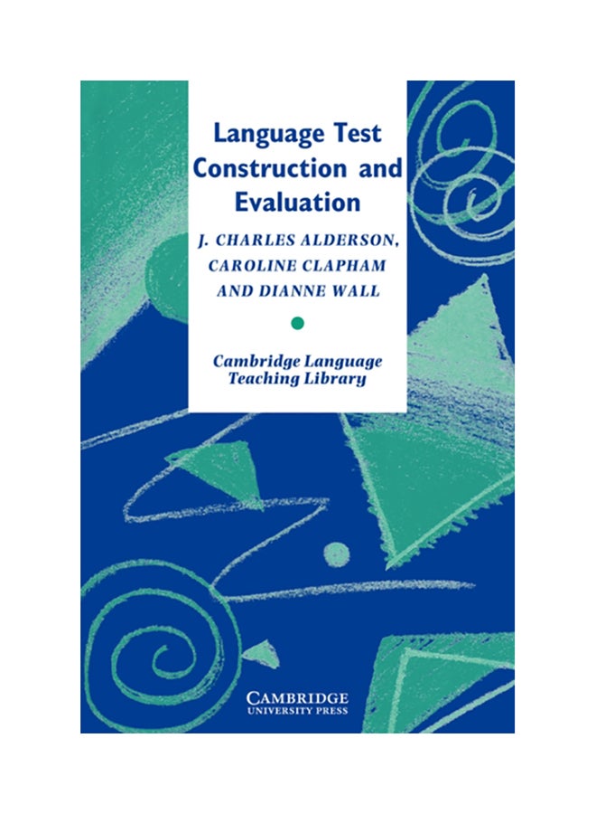 Language Test Construction And Evaluation paperback english - 1995 
