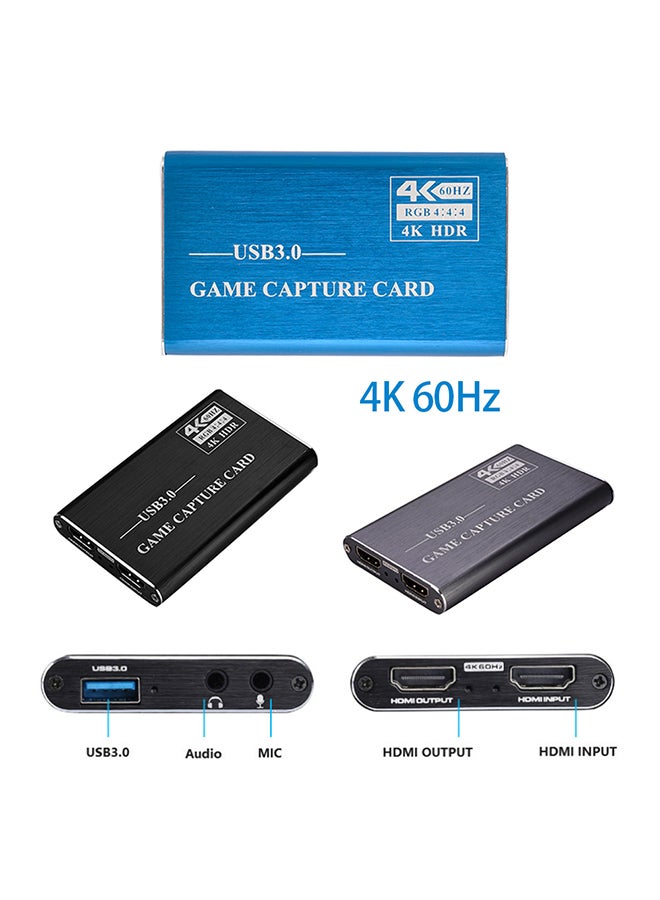 ماركة غير محددة - دونجل لبطاقة التقاط الفيديو والبث المباشر من USB3.0 إلى HDMI بدقة 4K - Image 1