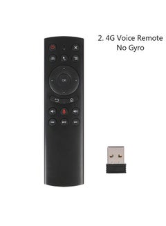 G20S 2.4G Mini Wireless Voice Remote Control Gyro Controller for PC Set-top Box Black