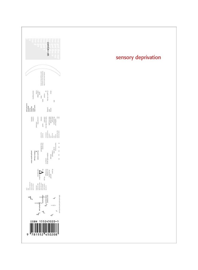Sensory Deprivation paperback english - 1994 