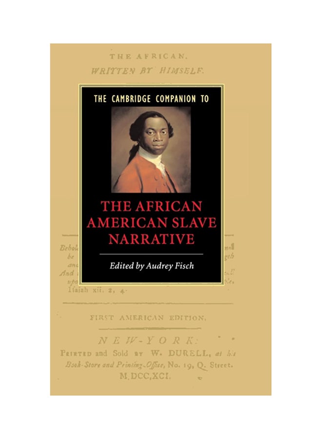 The Cambridge Companion To The African American Slave Narrative hardcover english - 2007 