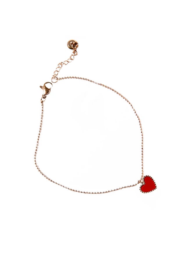 Miracle Empire - Heart Designed Anklet - Image 1