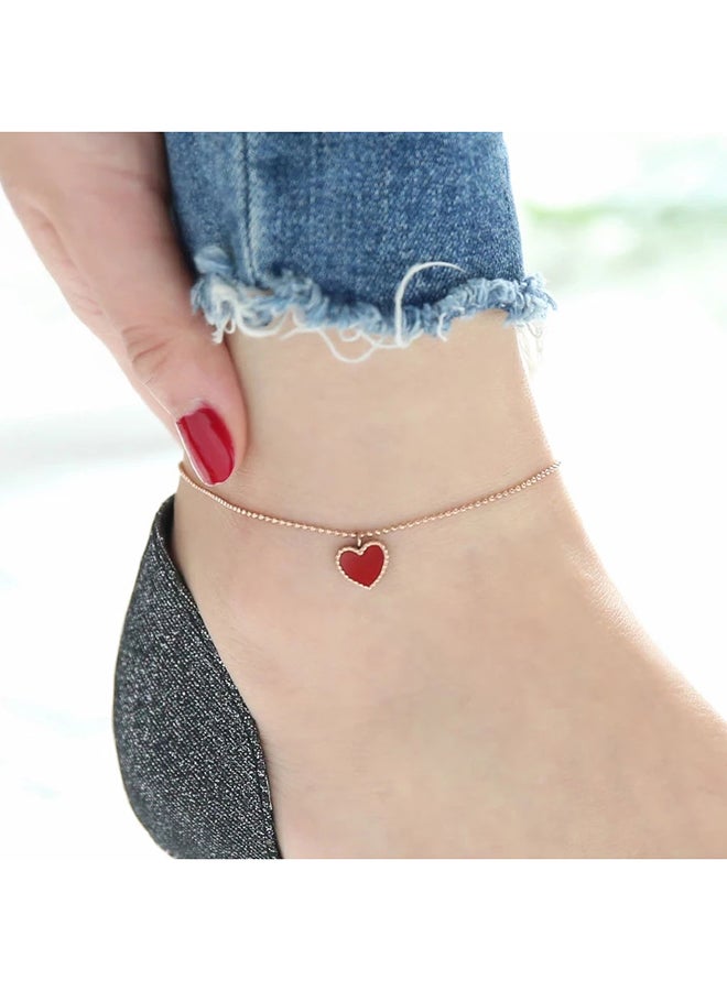 Miracle Empire - Heart Designed Anklet - Image 1