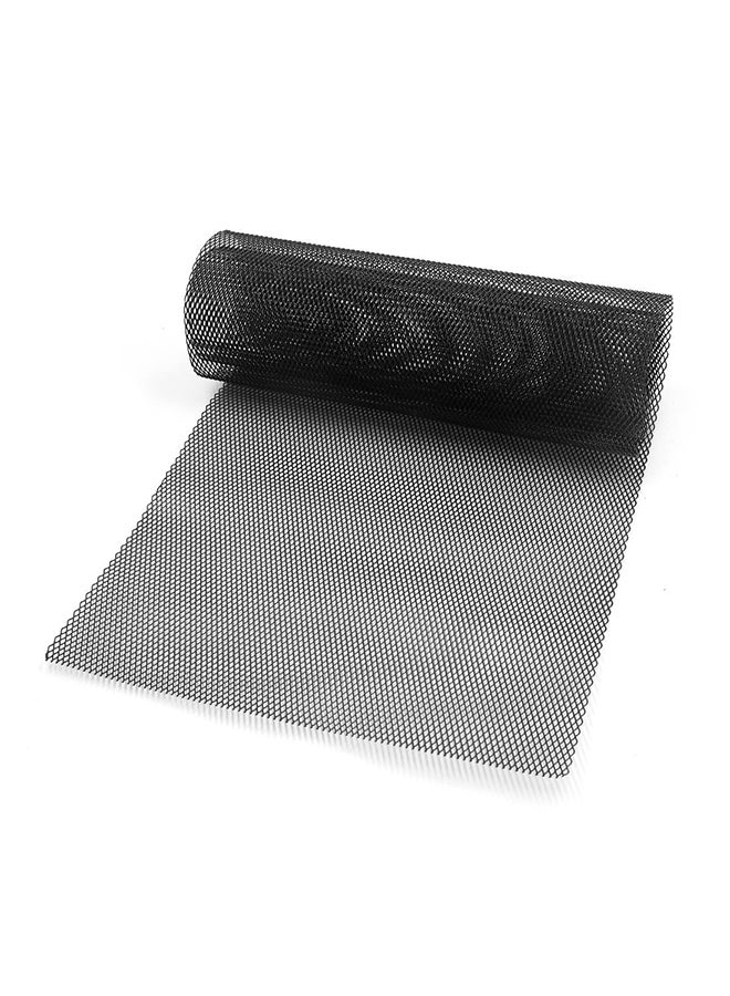 Generic Car Vehicle Black Tone Aluminum Alloy 3 x 6mm Rhombic Grille Mesh Sheet  - Image 2