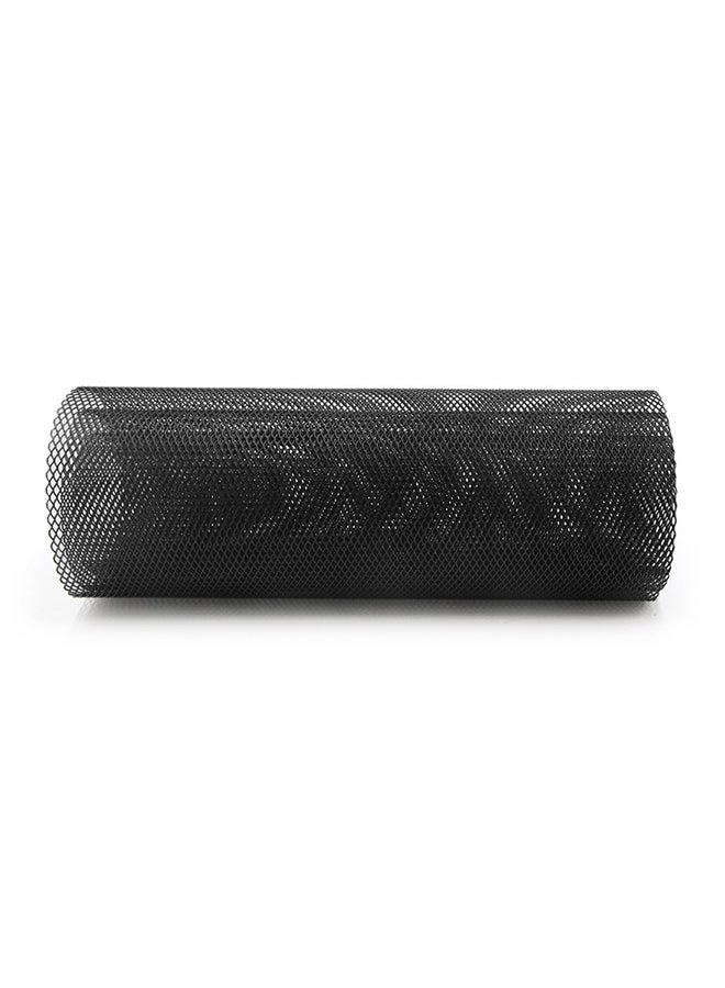 Generic Car Vehicle Black Tone Aluminum Alloy 3 x 6mm Rhombic Grille Mesh Sheet  - Image 5