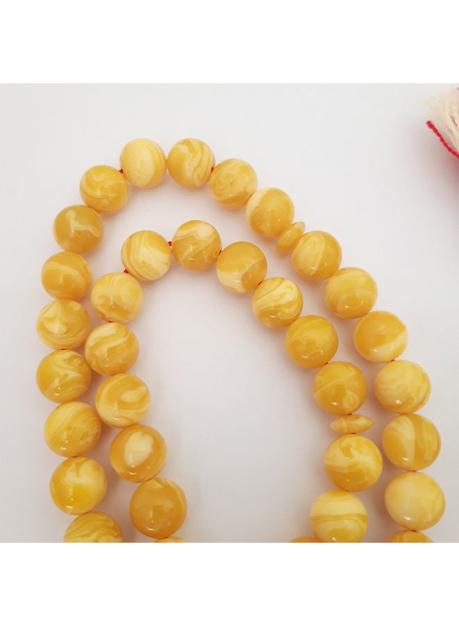 Miracle Empire Amber Sand Prayer Beads  - Image 2
