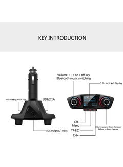 Generic FM Transmitter Aux Modulator Bluetooth Handsfree Car Kit Car Audio MP3 Player Models:BT06  - Image 5