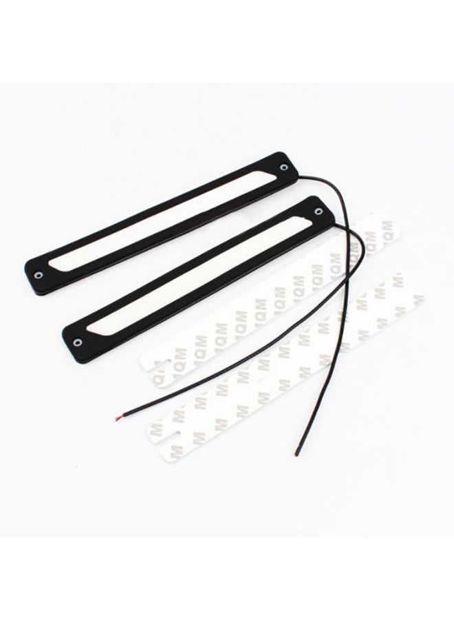 Generic - 2pcs White DRL LED Car Daytime Running Lights Driving Bulbs Daylight Fog Light - Image 1