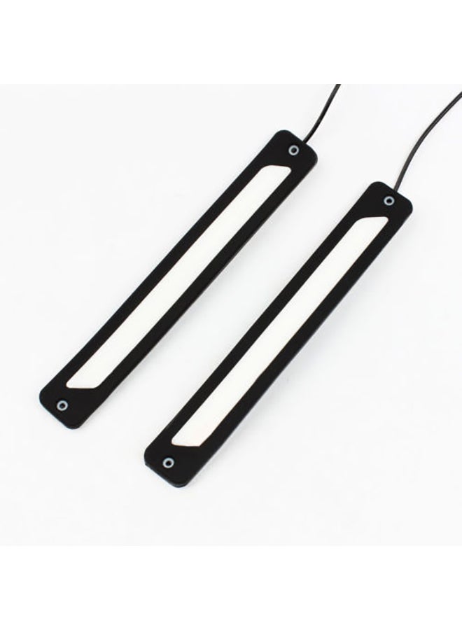 Generic - 2pcs White DRL LED Car Daytime Running Lights Driving Bulbs Daylight Fog Light - Image 1