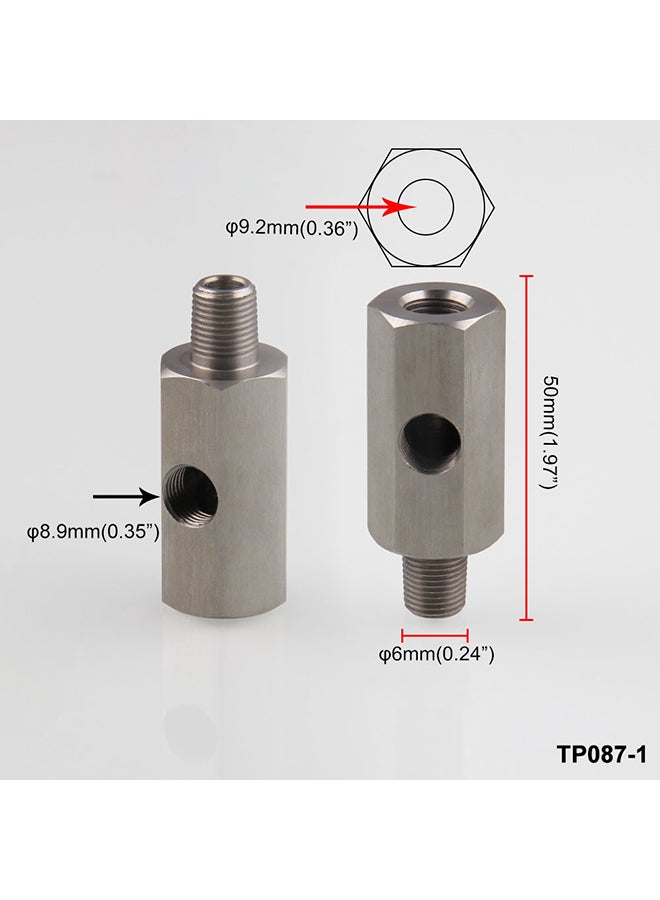 مستشعر ضغط الزيت BSPT من TE إلى محول NPT توربو مقاس 1/8 بوصة. - Image 2