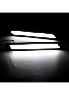 Generic 2pcs White DRL LED Car Daytime Running Lights Driving Bulbs Daylight Fog Light  - Image 2