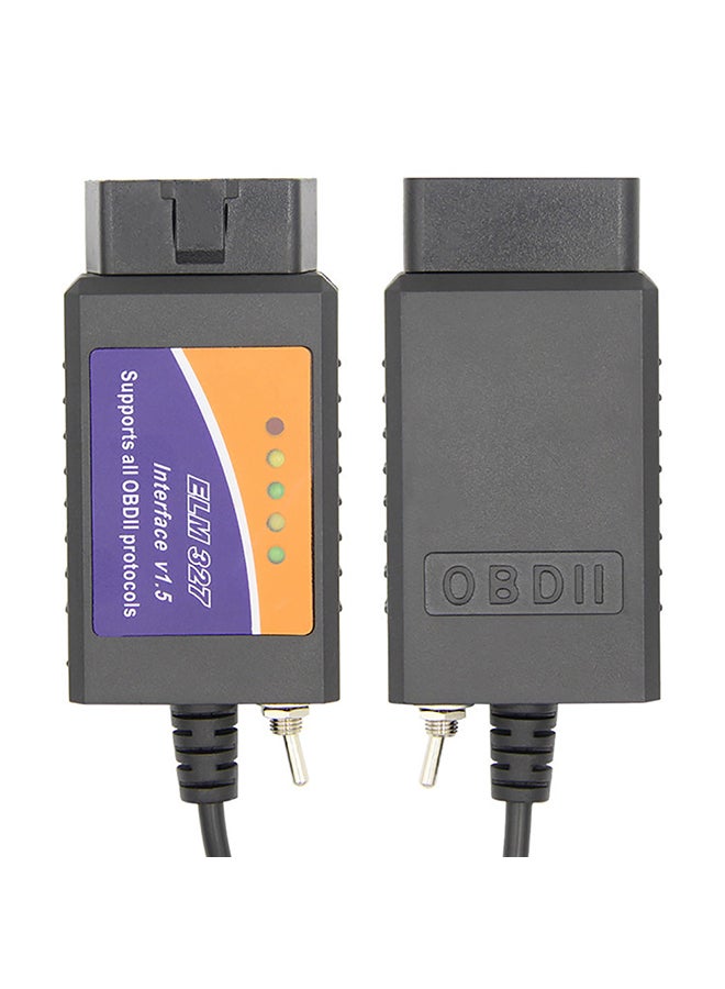 Generic - OBD2 USB Device ELM327 Compatible Interface with HS-CAN/MS-CAN Switch OBD2 Scanner - Image 1