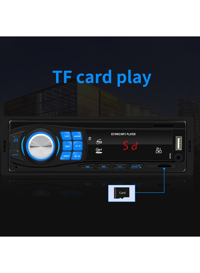 Generic - SWM-8013 1DIN12V Bluetooth Stereo Auto Radio Car Radio In-dash FM Aux Input Receiver SD USB MP3 MMC WMA Car Audio Player - Image 1