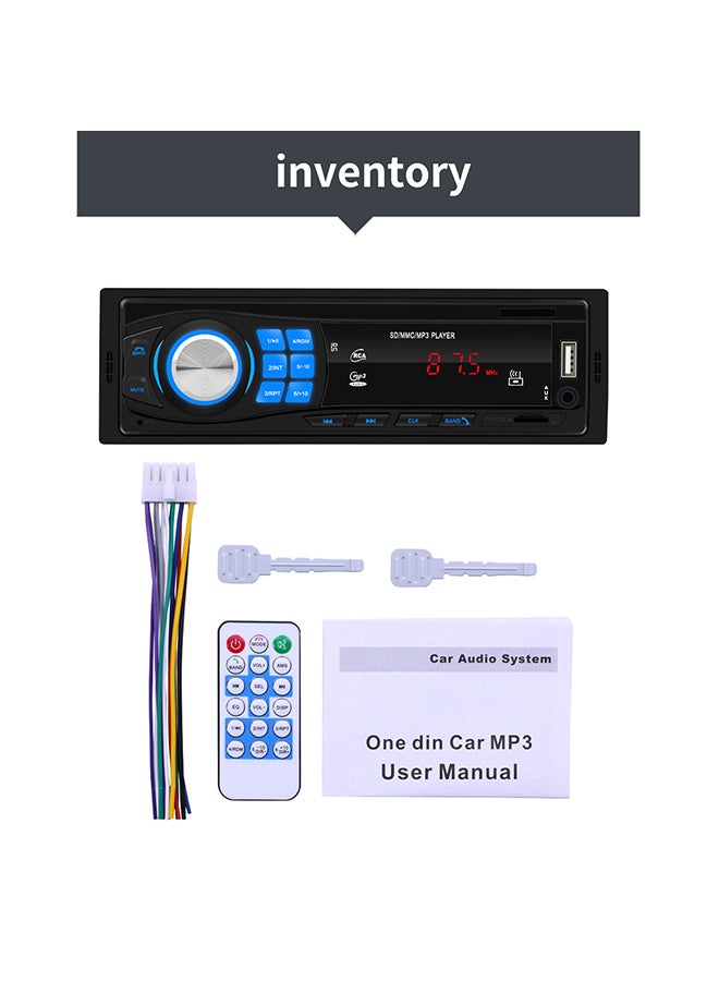 Generic - SWM-8013 1DIN12V Bluetooth Stereo Auto Radio Car Radio In-dash FM Aux Input Receiver SD USB MP3 MMC WMA Car Audio Player - Image 1