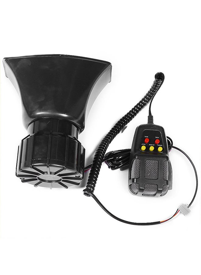Generic 5 Tone Sound Car Siren Vehicle Horn with Mic Speaker System Emergency Sound Amplifier Emergency Sounds Electric Horn Hooter/Ambulance/Siren/Traffic Sound with PA Microphone System  - Image 2