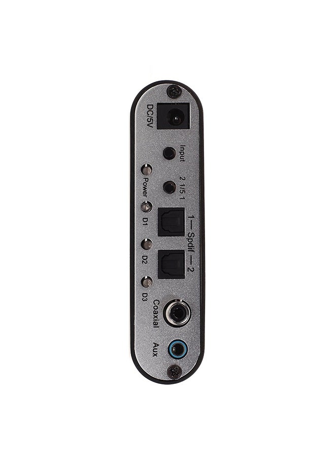 وحدة فك ترميز وتشفير الصوت 5.1 SPDIF محوري إلى RCA DTS AC3 رقمي إلى 5.1 ومضخم صوت تناظري لمشغل DVD - Image 2