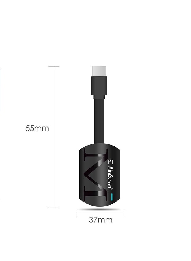 جهاز استقبال لاسلكي متعدد الشاشات بدقة 4K مزود بشاشة عرض واي فاي عالية الوضوح 5G لأجهزة التلفزيون والبروجيكتور والألعاب وتلفزيون السيارة ونظام تحديد المواقع العالمي GPS - Image 2