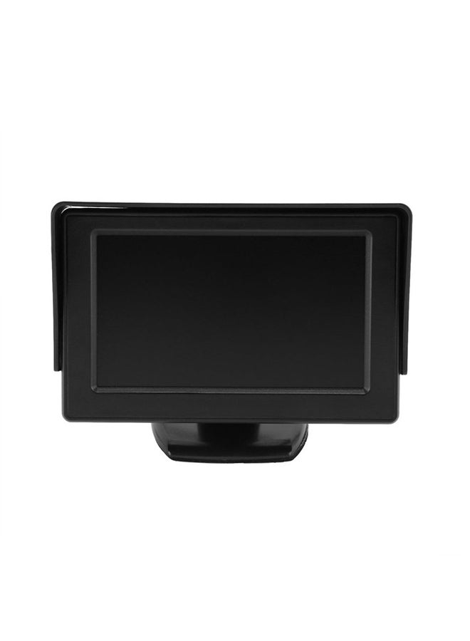 Generic - 4.3 Inch TFT LCD Monitor Car Rearview Full Color Display 2-channels Video Inputs Visual Reversing for Car VCD/DVD/GPS/Camera - Image 1
