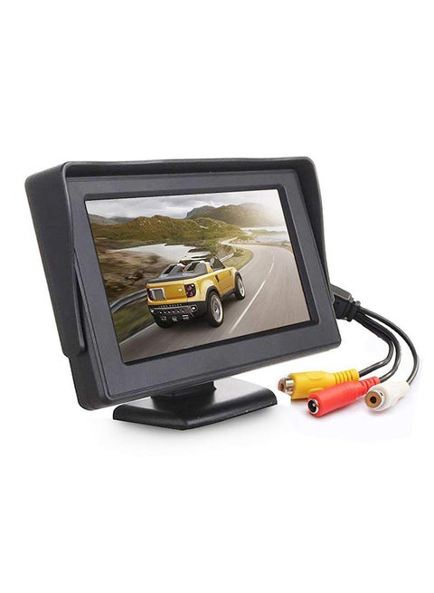 4.3 Inch TFT LCD Monitor Car Rearview Full Color Display 2-channels Video Inputs Visual Reversing for Car VCD/DVD/GPS/Camera