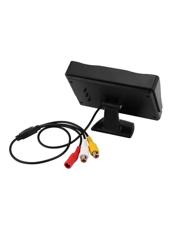 Generic - 4.3 Inch TFT LCD Monitor Car Rearview Full Color Display 2-channels Video Inputs Visual Reversing for Car VCD/DVD/GPS/Camera - Image 1
