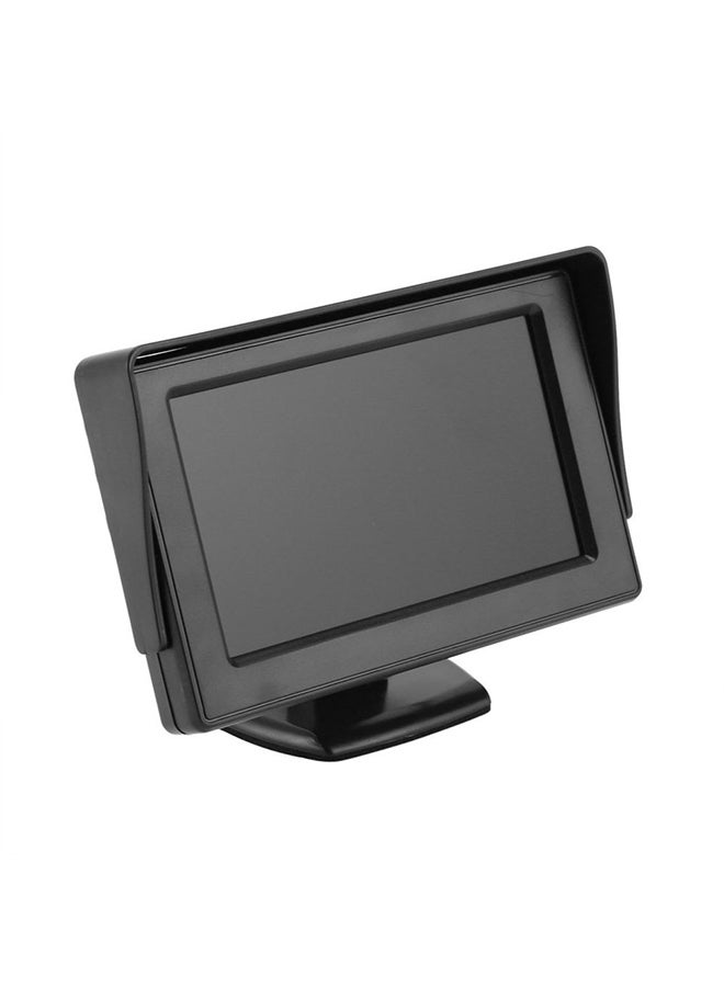 Generic - 4.3 Inch TFT LCD Monitor Car Rearview Full Color Display 2-channels Video Inputs Visual Reversing for Car VCD/DVD/GPS/Camera - Image 1