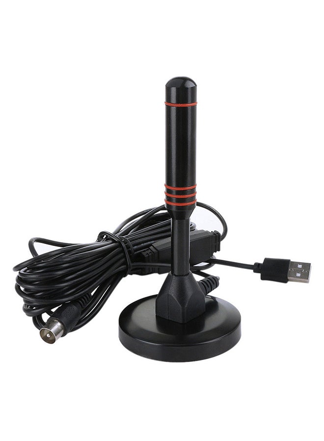 Indoor Digital HDTV TV Antenna Aerial Amplified 200 Mile Range VHF UHF Freeview - Image 1