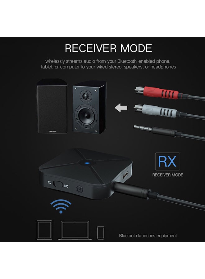 Generic - 2 in 1 Wireless Bluetooth 4.2 Audio Transmitter Receiver TV Car Music Receiver Universal Music Adapter for Headphone Speaker - Image 1