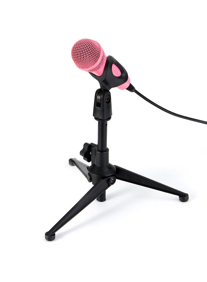 Generic - Professional Adjustable Desktop Handheld Table Tripod Microphone Mic Stand Holder with Clip Mount Shock - Image 1