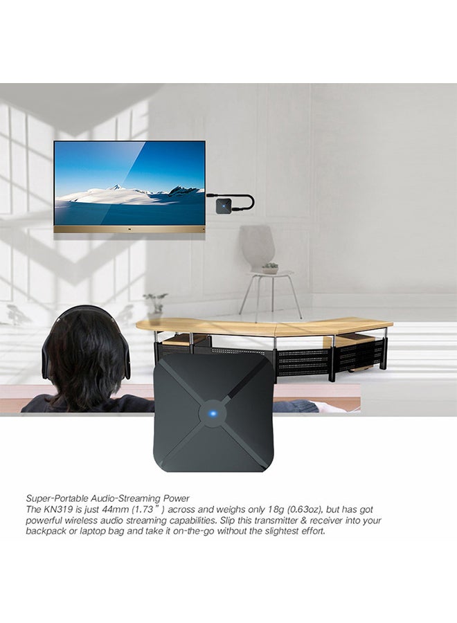 Generic - 2 in 1 Wireless Bluetooth 4.2 Audio Transmitter Receiver TV Car Music Receiver Universal Music Adapter for Headphone Speaker - Image 1
