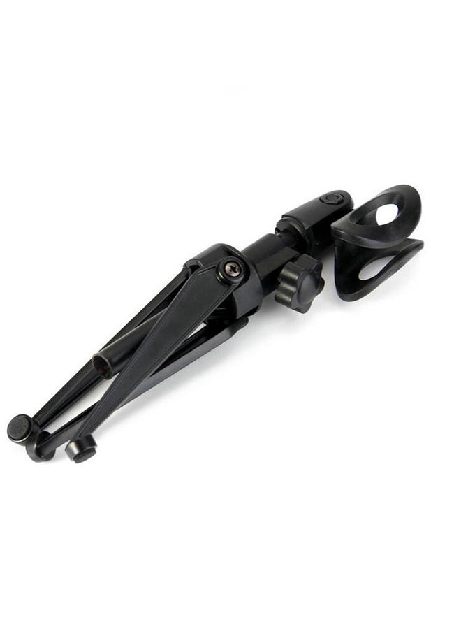Generic - Professional Adjustable Desktop Handheld Table Tripod Microphone Mic Stand Holder with Clip Mount Shock - Image 1