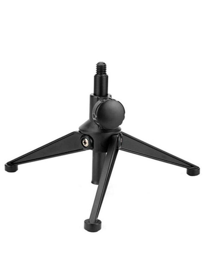 Generic - Professional Adjustable Desktop Handheld Table Tripod Microphone Mic Stand Holder with Clip Mount Shock - Image 1