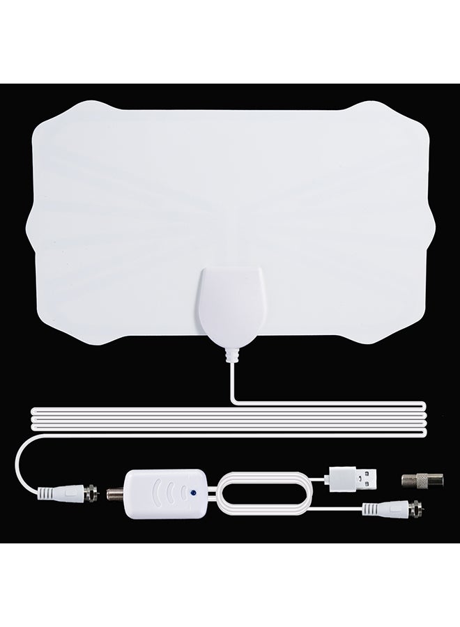 Generic - 200 Mile Range Antenna TV Digital HD Skywire 4K Antena Digital Indoor HDTV 1080P with Signal Amplifier - Image 1