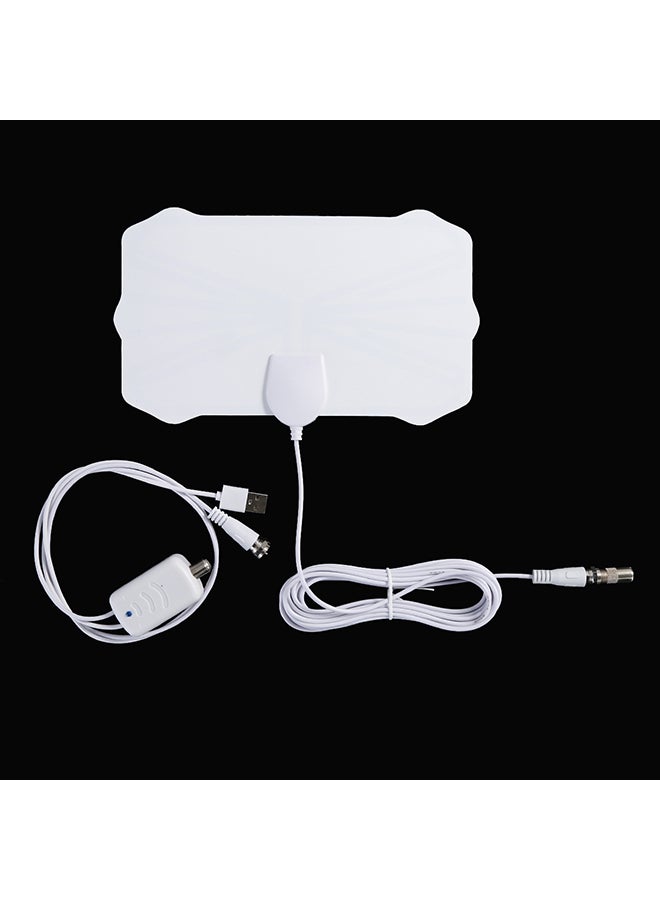 Generic - 200 Mile Range Antenna TV Digital HD Skywire 4K Antena Digital Indoor HDTV 1080P with Signal Amplifier - Image 1