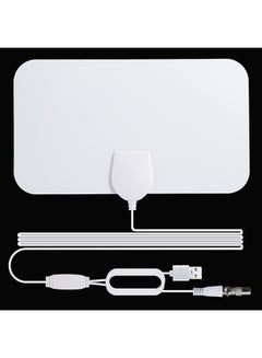 200 Mile Range Antenna TV Digital HD Skywire 4K Antena Digital Indoor HDTV 1080P with Signal Amplifier