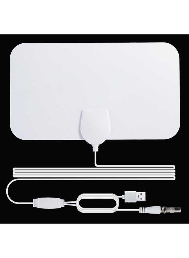 Generic - 200 Mile Range Antenna TV Digital HD Skywire 4K Antena Digital Indoor HDTV 1080P with Signal Amplifier - Image 1
