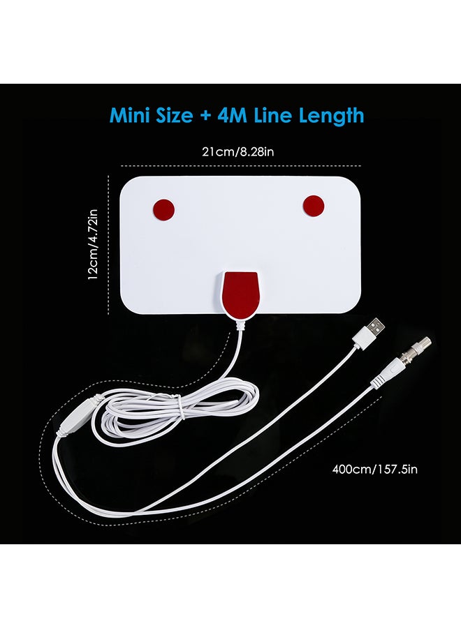 Generic - 200 Mile Range Antenna TV Digital HD Skywire 4K Antena Digital Indoor HDTV 1080P with Signal Amplifier - Image 1