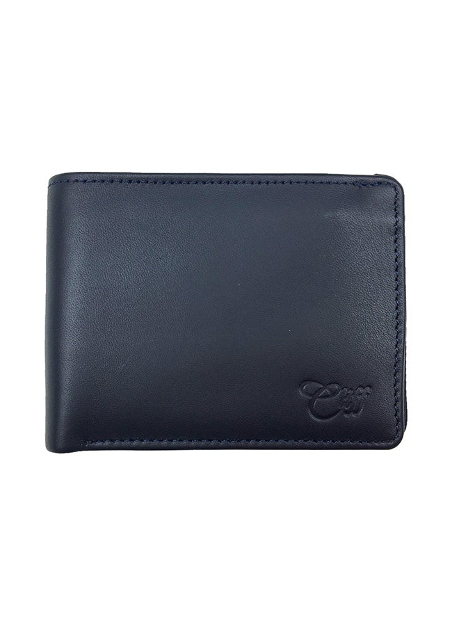 Cliff Genuine Leather Wallet Blue 