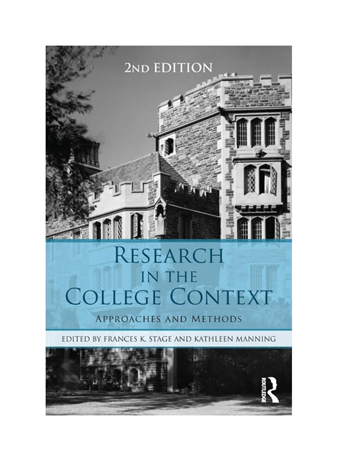Research In The College Context: Approaches And Methods paperback english 